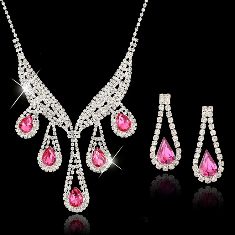 Jewelry Sets Jewelry Type And Fine Zircon With Moroccan Ruby Jewelry