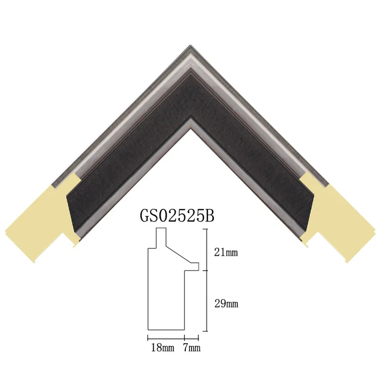 New Design Colorful Ps Photo Frame Moulding