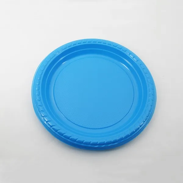 colored plastic plates
