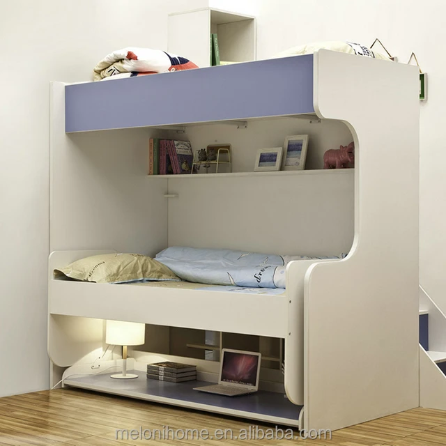 child bed with study table