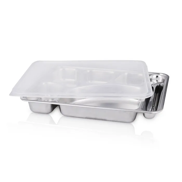 Best Price Wholesale Serving Trays Hospital Food Tray With Plastic Lid