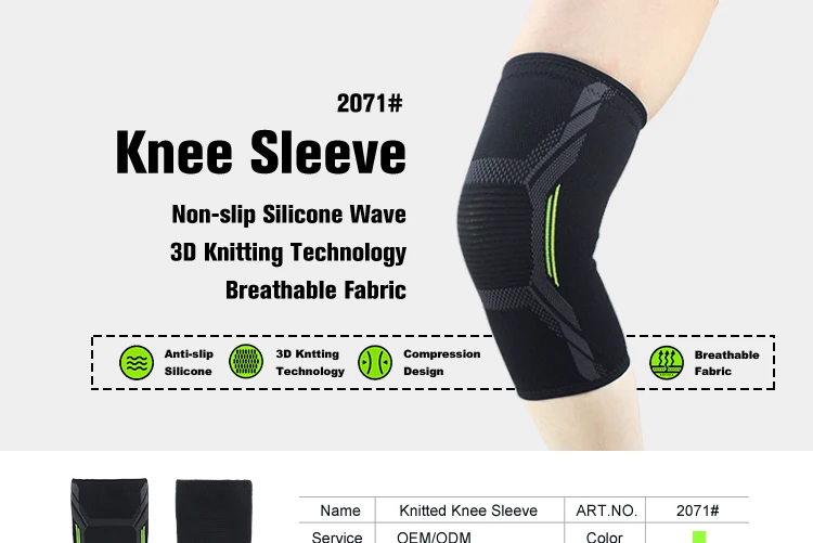 Shiwei-2071#wholesale Knee Support Brace Compression Knee Sleeve - Buy ...