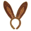 Latest Design Plush Cute Rabbit Ears Headbands Hairbands For kids girls Easter