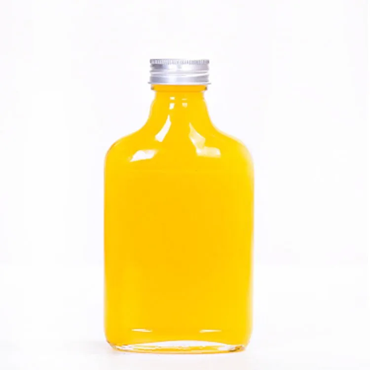 Wholesale Glass Tea Bottle 50ml 100ml 200ml 250ml 350ml 500ml Flat
