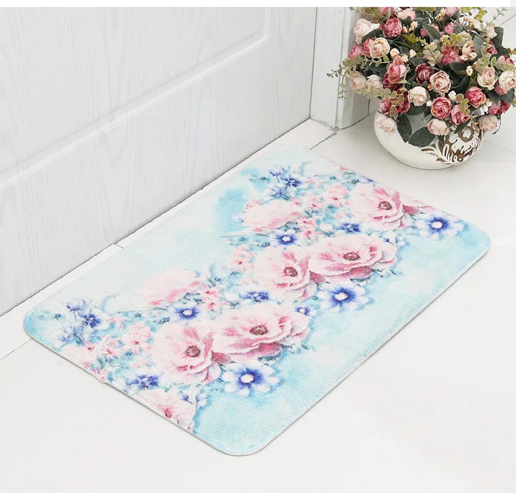 white fluffy bathroom rugs