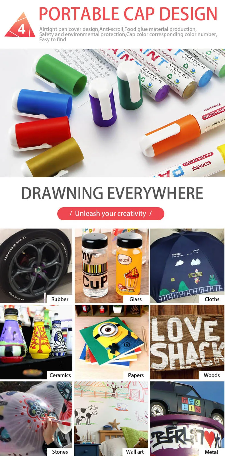 water based paint markers