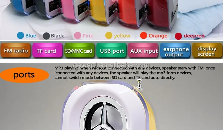 L-918_portable mini small colorful led flashlight dj sound bass speakers box USB TF card mp3 player amplifier speaker system with FM.jpg