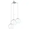 Wholesale Adjustable Height 3-Light Satin Nickel Multi Pendant Light with UL Certificate