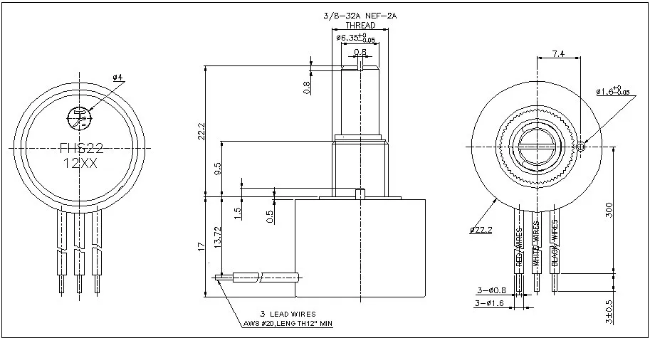 FHS22 Contactless type sensor Rotary position sensor Hot new Inductive Proximity Sensor CE ROHS ISO9001 ISO14001 ISO18001