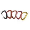 7075/6061 Personalized camping mini engraved custom aluminium wholesale locking climbing carabiner hook