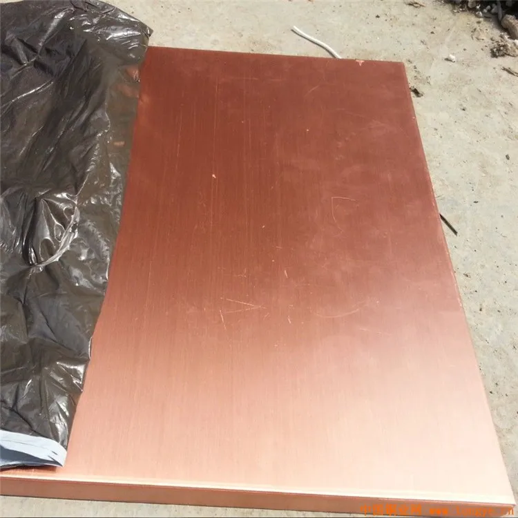 Customized 99.99 Pure Bronze Copper Sheet Metal / Pure Copper Plate