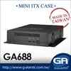 GA688 - Mini ITX Economical Thin Client desktop computer case tower for Security and Home or Office and Gaming