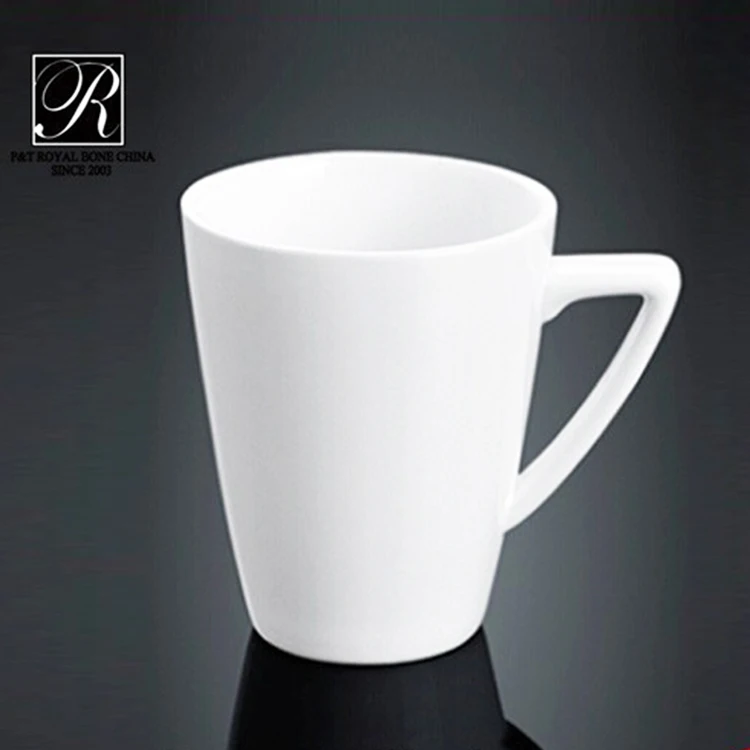 wholesale P&T Royal Ware White porcelain mugs Restaurant ceramic coffee mug