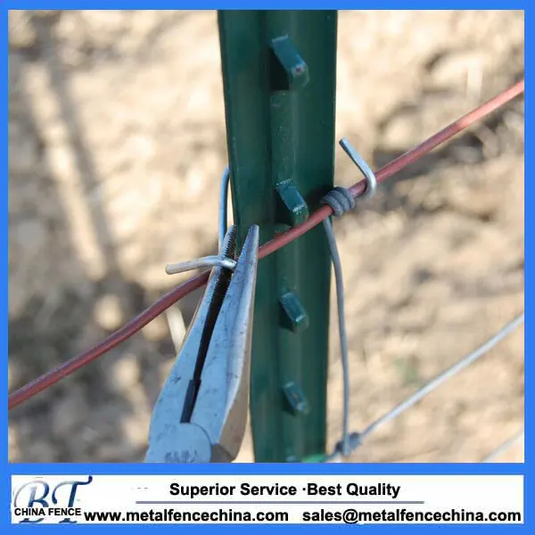 Cheap Metal Tpost Wholesale Hot Dipped Galvanized Studded T Post For
