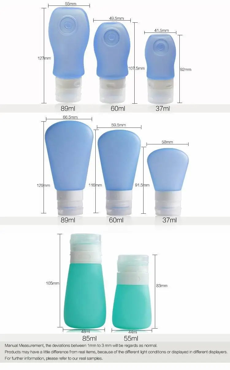 Mini Small Empty Soft Squeeze Silicone Salad Dressing Bottle Buy