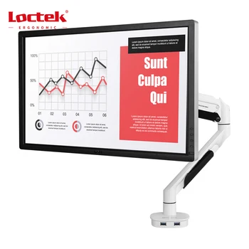 Loctek Dlb560 Full Motion Desk Mount With And Gas Spring For Loctek Dlb560 Full Motion Desk Mount