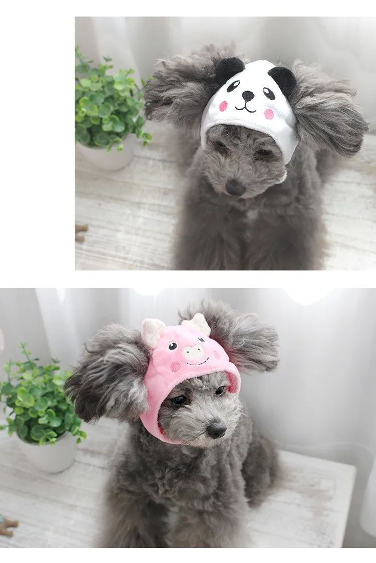 Kartun Hewan Desain Indah Topi Anjing Untuk Anjing Lucu Topi Babi