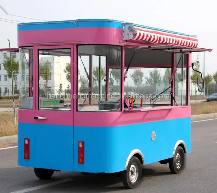 Commercial Mobile Food Truck For Kebab,Ice Cream,Hamburger,Milk Tea ...