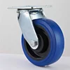 100mm swivel heavy duty castor blue pu casters and wheels