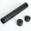 Customized Aluminum Black Metal Tube Cigars Case Travel Accessories