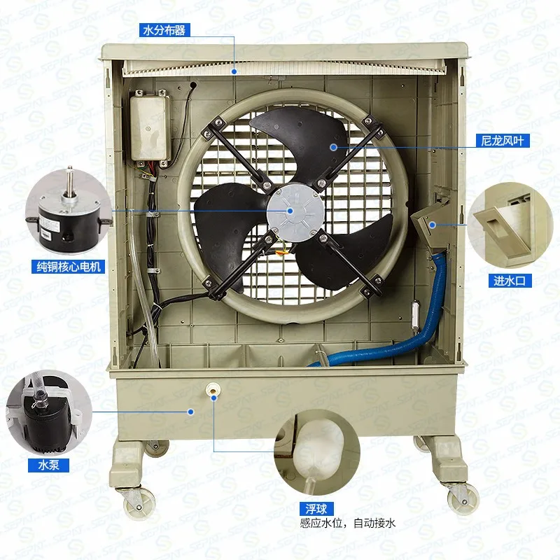 6000m3/h 100 Copper Motor Desert Air Cooler Philippines Best Seller