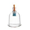 4.4cm Cupping Tools Supplies Health Medical Equipments Transparent Hijama Disposable Vacuum Cupping
