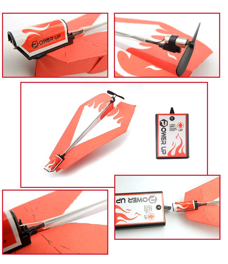 Bemay Toy New Experience Easy A4 Paper Airplane Rc Folding Kids Paper