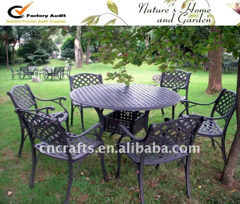 sillas de jardín de aluminio fundido sillas de jardín de aluminio fundido
