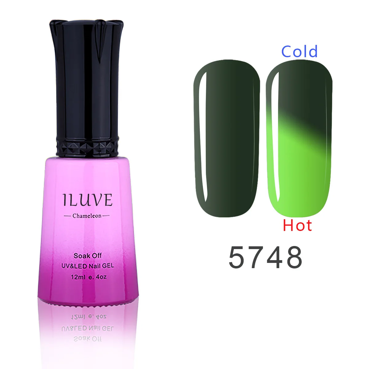 iLuve Fashion Gel Polish Luminous Nail Gel Temperature Change Chemeleon Nails Salon UV LED Gel