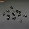 Wholesale 9mm~15mm sizes Black plated Stainless Steel Lobster Clasps Jewelry Making Findings for DIY necklace bracelet hooks