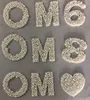 custom clothing hotfix pearl rinestone iron on transfer letter heart applic design