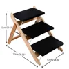 New Style Safety Pet Puppy Stairs Pet Kennel Non-Slip Cat Stairs Folding Pet Toys