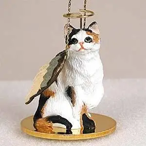 angel cat figurine