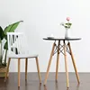 high quality MDF top solid beech wood legs Restaurant Kitchen dining table