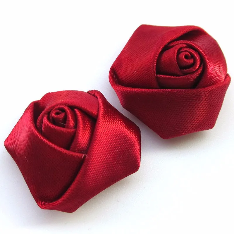 Custom Expressions Satin Ribbon Rose Flowers Buy Satin Ribbon Rose