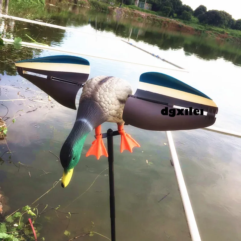 2019 Wind Spinning Green Head Diver Duck Decoy Wind For Hunting Duck