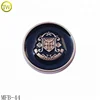 Custom made shank metal buttons black enamel sewing button for jacket