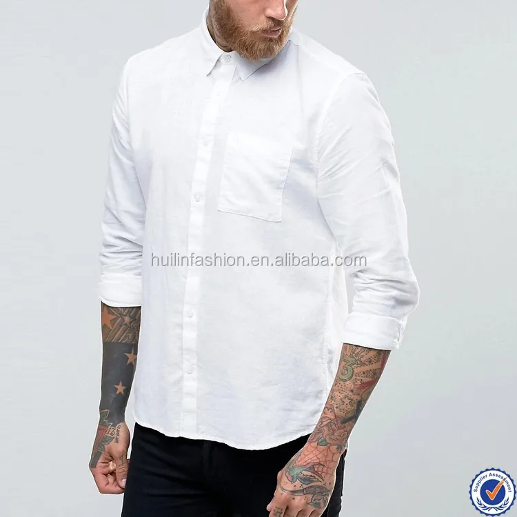 plain white dress shirt mens