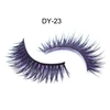 Free sample New Style Free Sample Fast Shipping Wholesale 3d colorful silk false eyelashes Factory