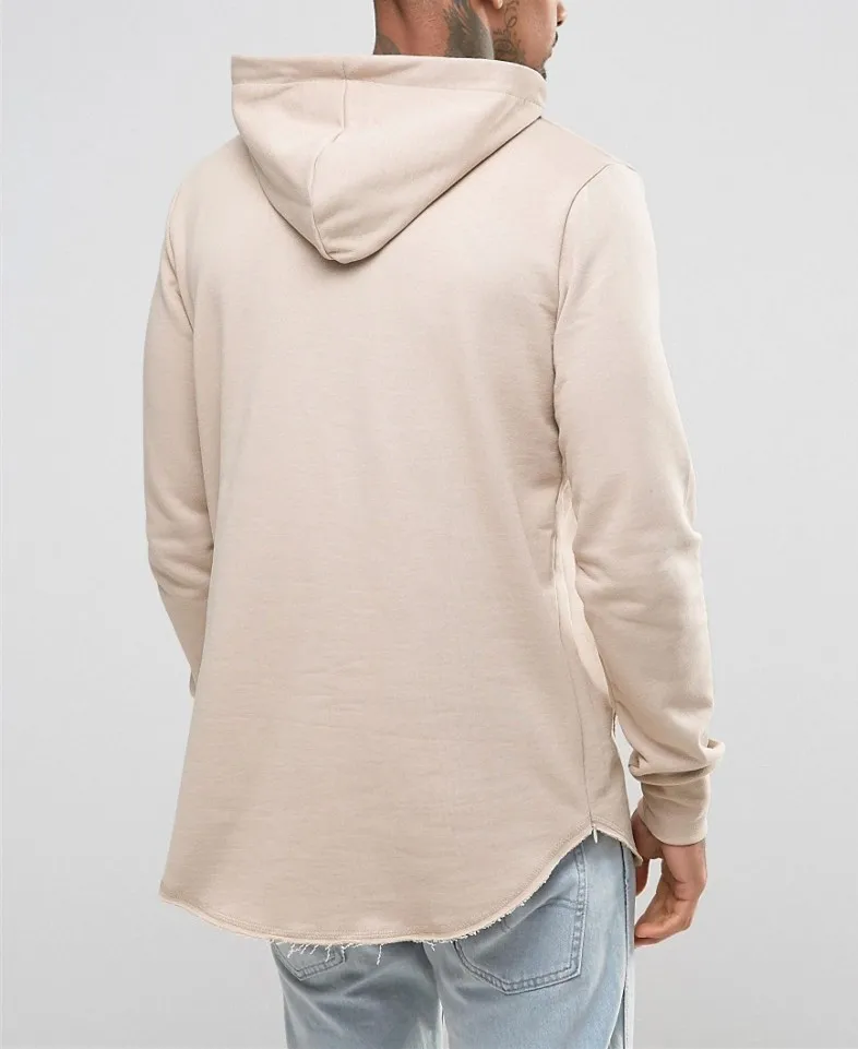 Raw hem hoodie Clearance