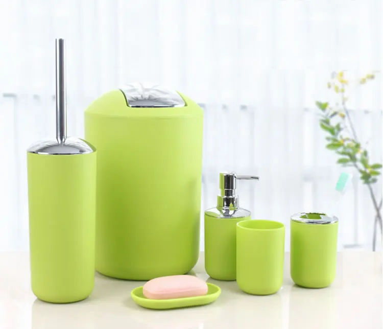 Green Bathroom Accessory Set With 10 Years Experience Buy Funny