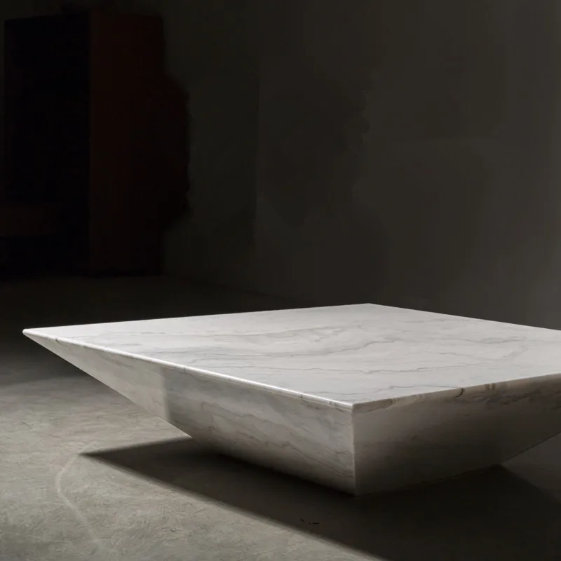 Factory Direct Sale White Marble Modern Square Coffee Table Buy