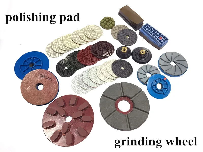 resin grinding disc for hand-operated machine for granite slabs in fine-polishing and precision