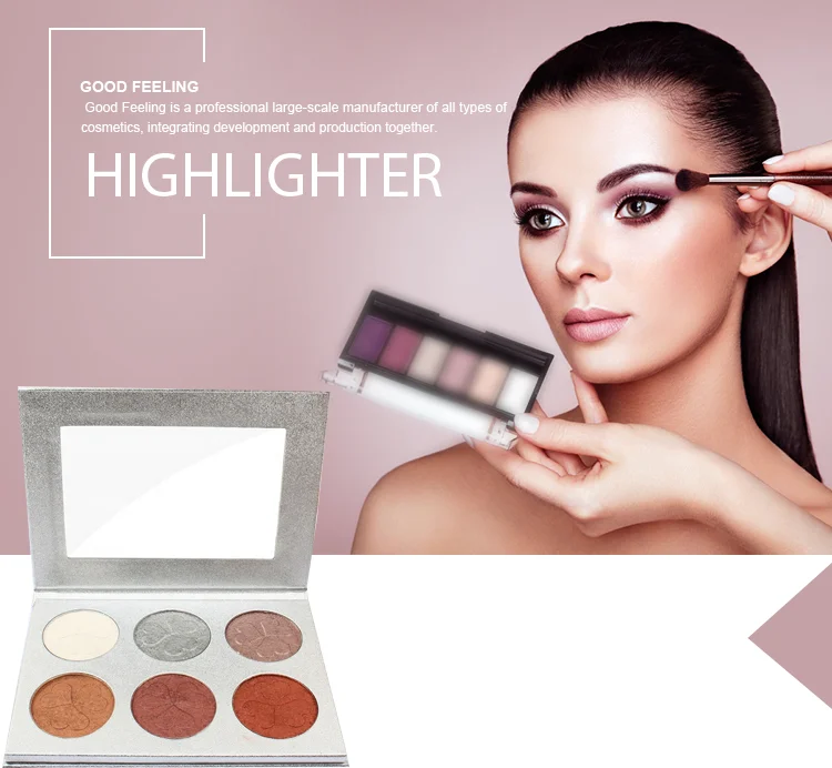 Waterproof No Logo Powder Highlighter Makeup Private Label Buy Powder