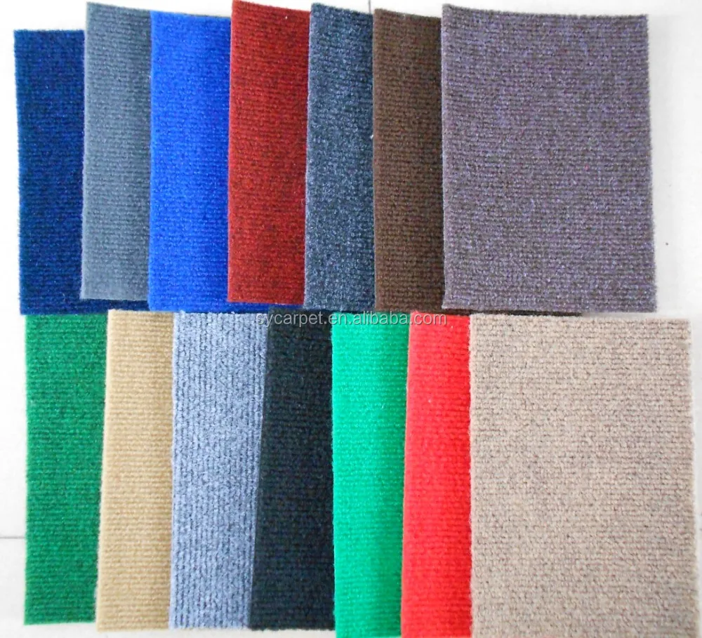 Pet Polyester Nonwoven Ribbed Exhibition Carpet Price From Carpet