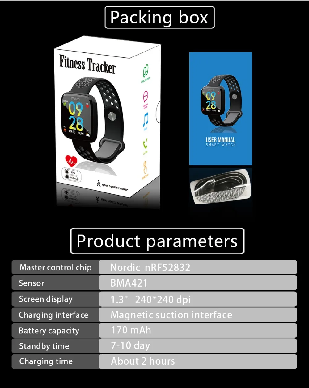 fitness tracker f15