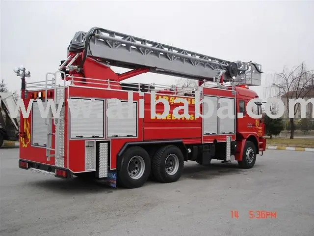 autoscala autocestello piattaforma aerea HYDRAULIC-LADDER-FIRE-TRUCK