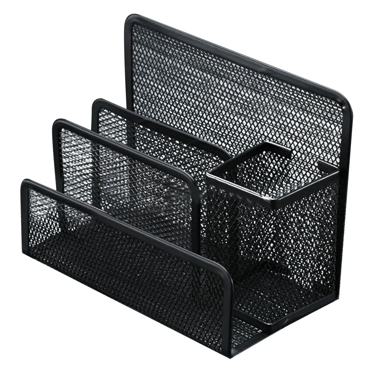 Buy Samstar Metal Mesh File Organizer Box Foldable Storage Crate 