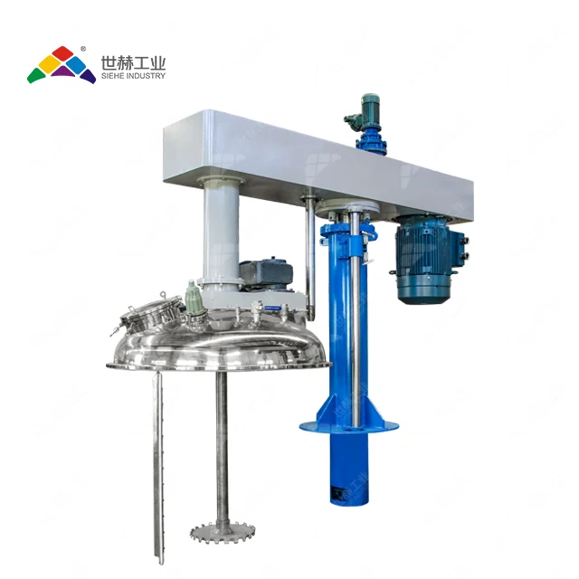 Paint Multitanks Platform High Speed Disperser Mixing Machine Buy