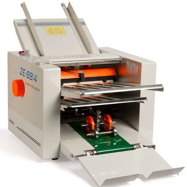 Automatic Ze9b/4 Paper Folding Machine For Leaflets Paper Files Buy Paper Folding Machine